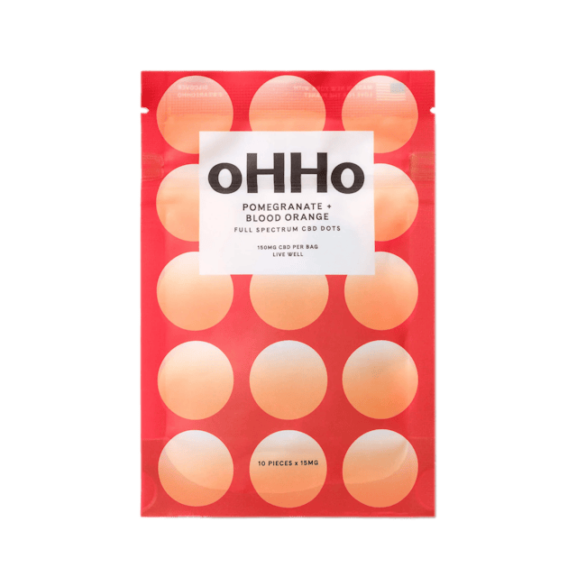 OHHO | Gummy | Pomegranate x Blood Orange Dots | 10pk | 150mg