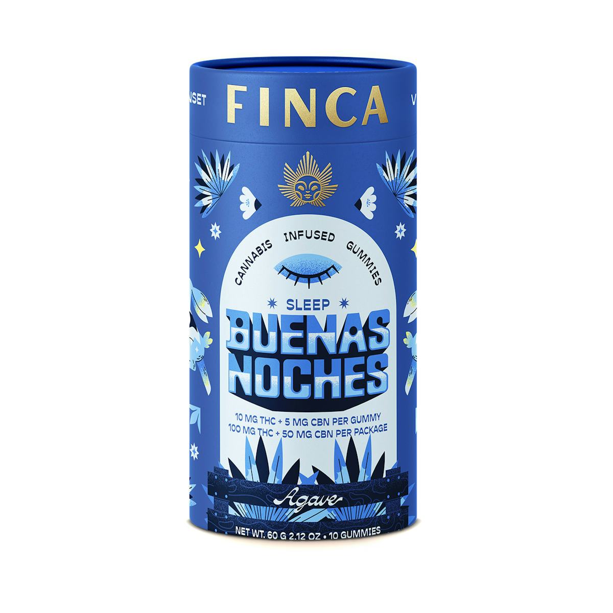 Finca | Gummy | 10pk | 100mg | SLEEP Buenas Noches Agave 2:1 THC:CBN