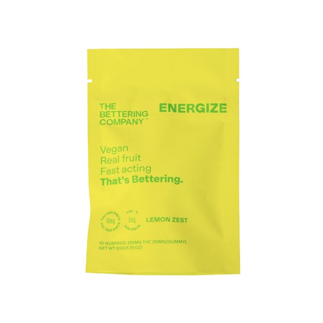 The Bettering Company | Gummy | 10pk | 100mg | ENERGIZE Lemon Zest