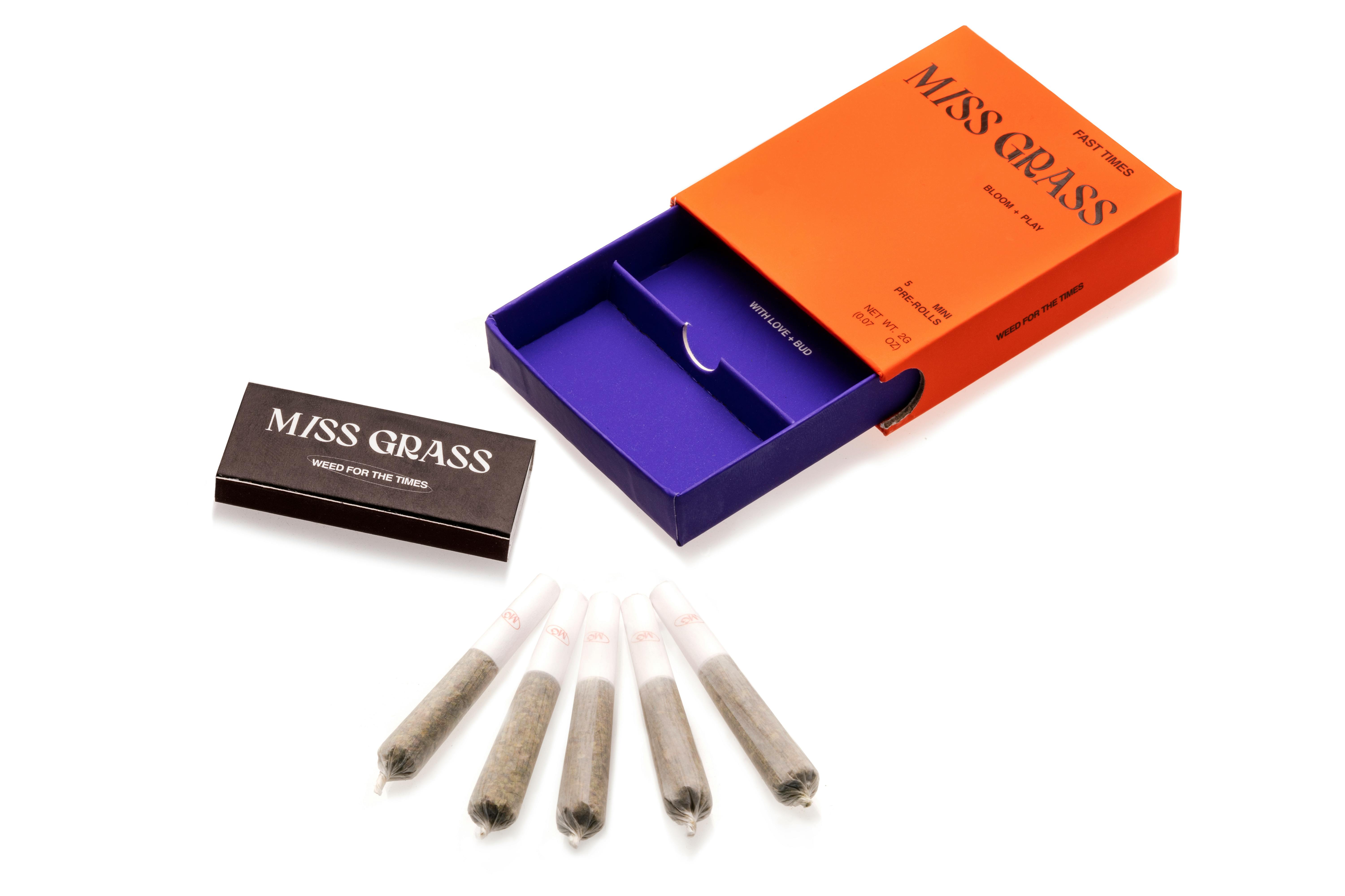 Miss Grass | Fast Times | Pre-Roll 5 Pack | 2g