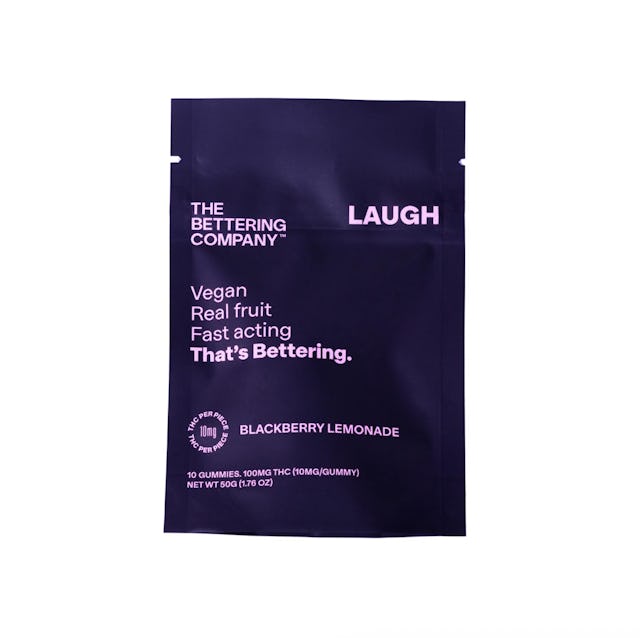 The Bettering Company | Gummy | 10pk | 100mg | LAUGH Blackberry Lemonade
