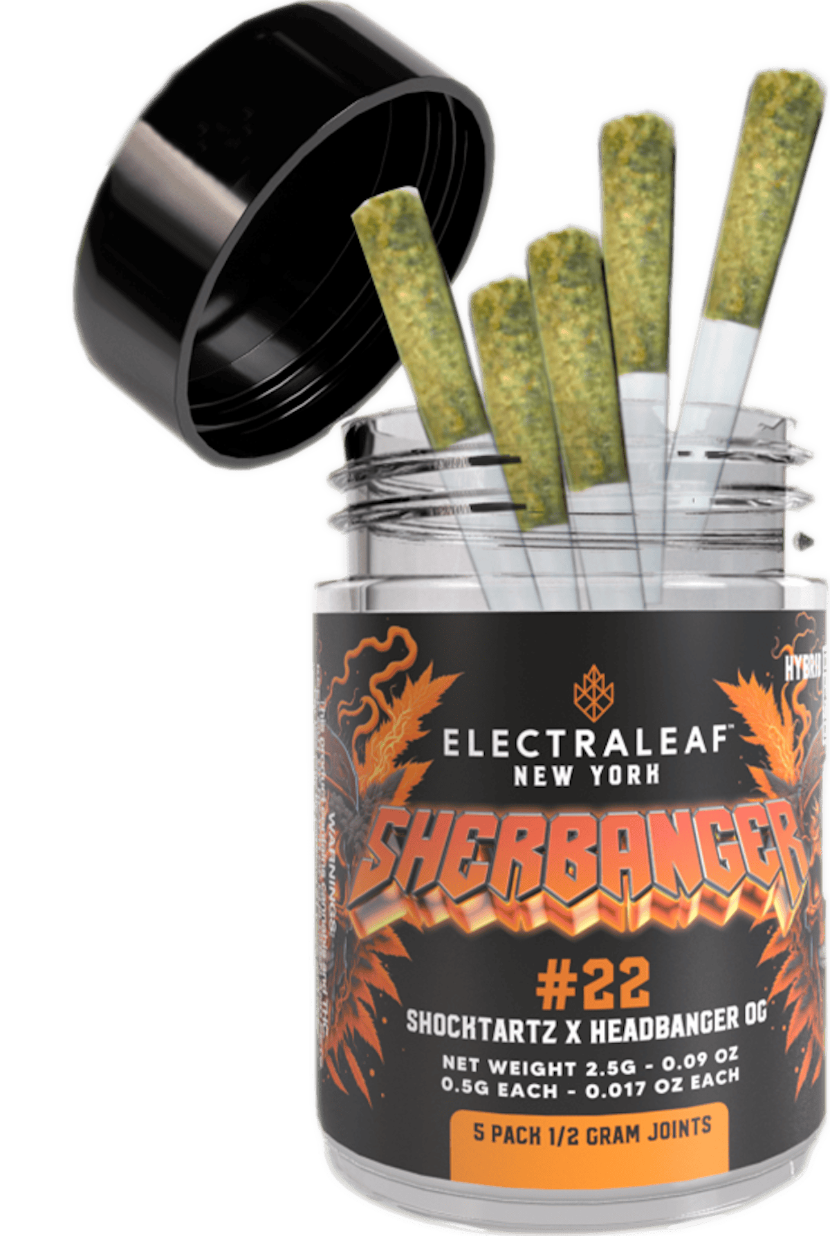 Electraleaf | Preroll | 5pk | 2.5g | Sherbanger