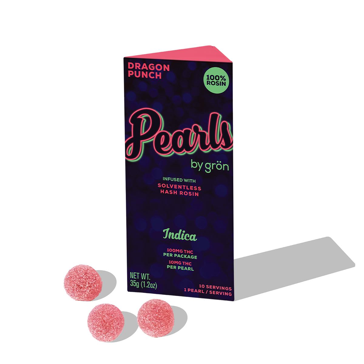 Gron | Gummy | 10pk | 100mg | Rosin Pearls Dragon Punch