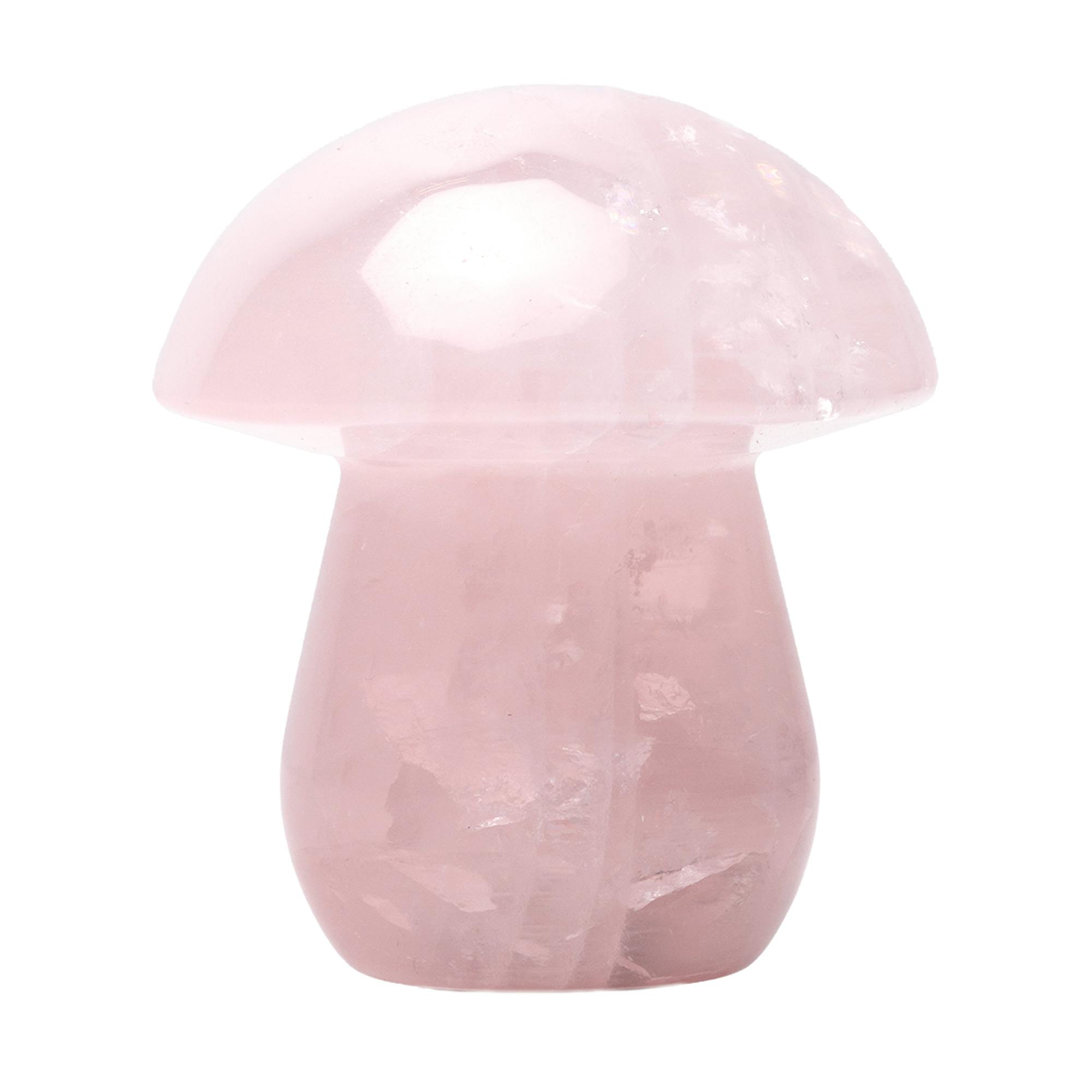 Mushroom Pipe - Rose Quartz