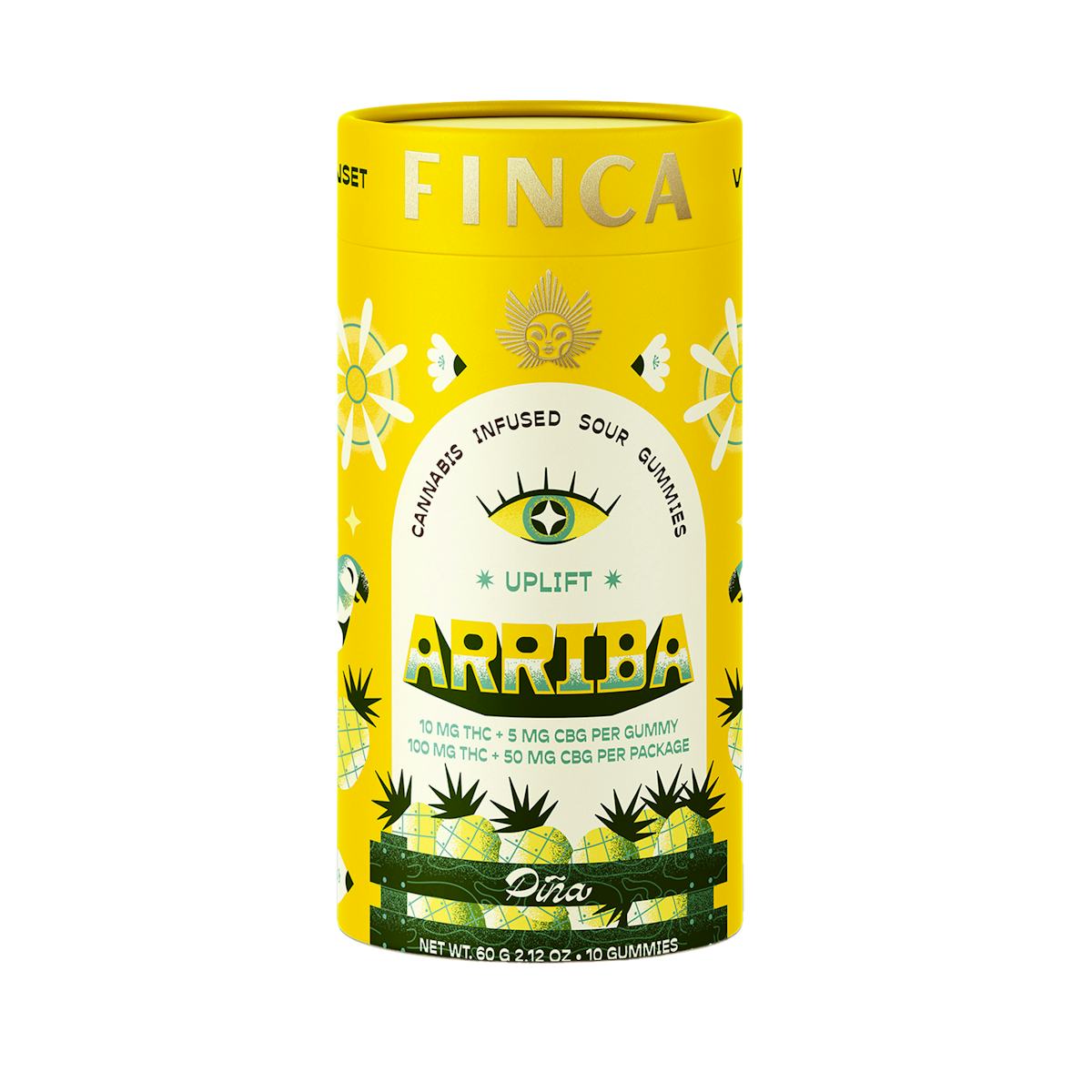 Finca | Gummy | 10pk | 100mg | UPLIFT Arriba Pina