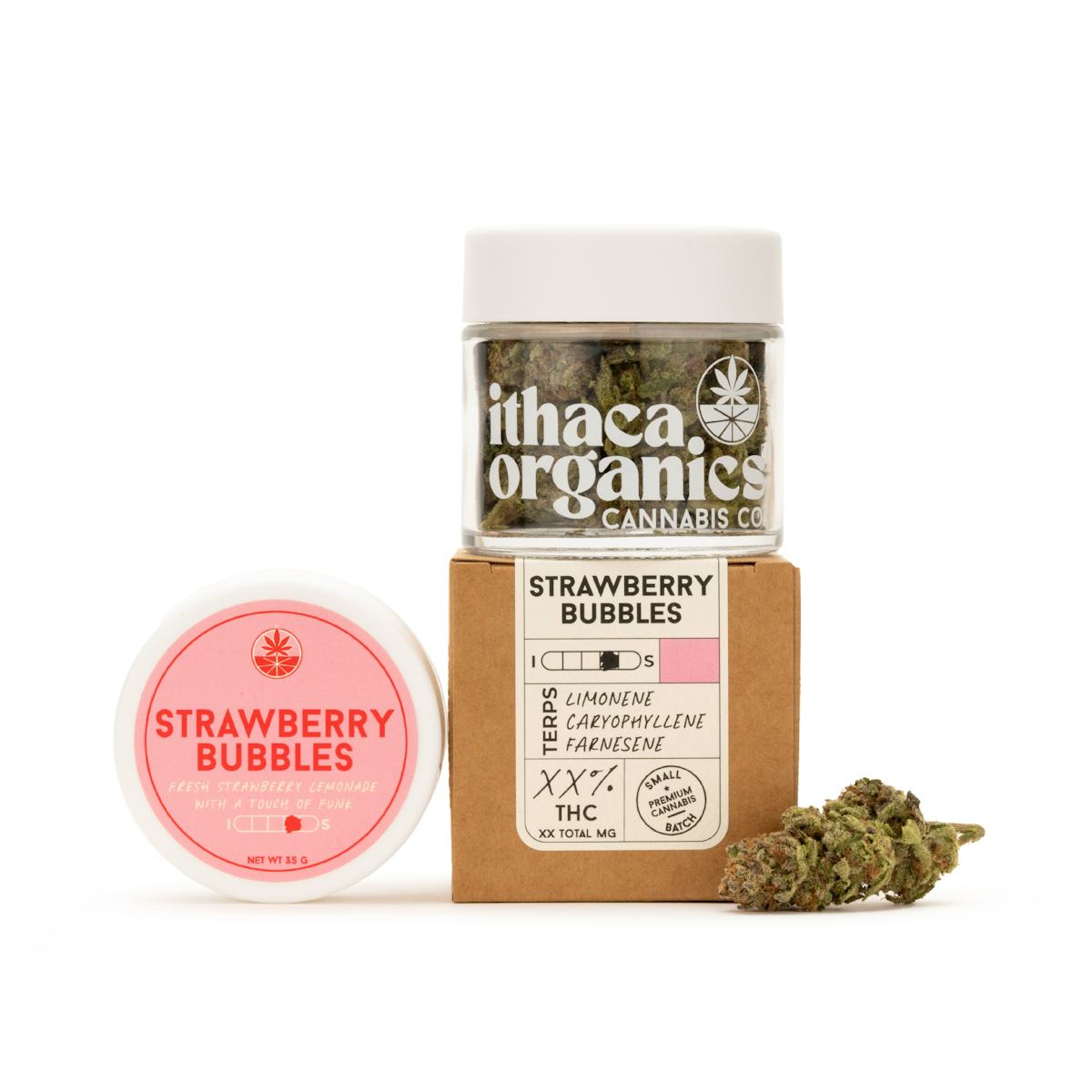 Ithaca Organics | Flower | 3.5g | Strawberry Bubbles