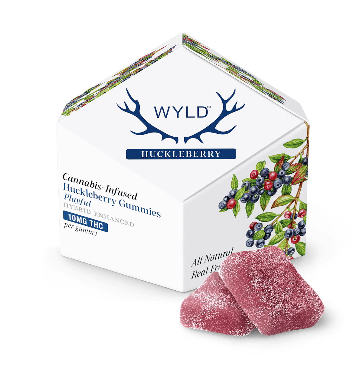 WYLD | Gummy | 10pk | 100mg | Playful Huckleberry