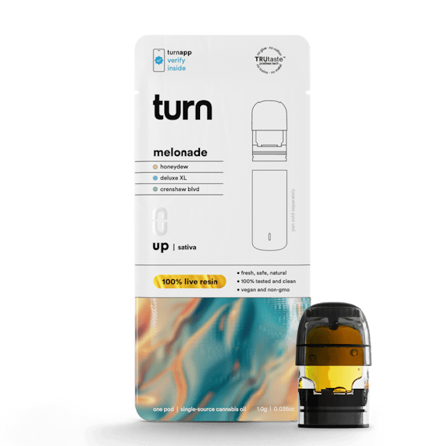 Turn | Vape | 1g Pod | Live Resin Melonade