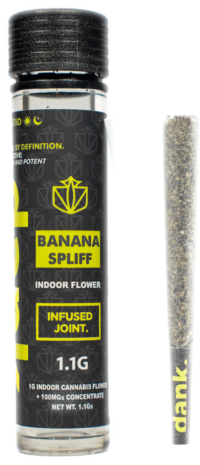 Dank | Preroll | 1.1g | Infused Banana Spliff