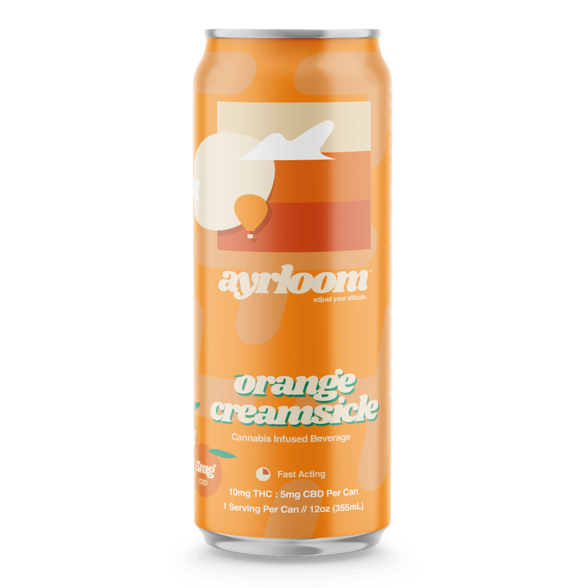 Ayrloom | Beverage | 12oz | Orange Creamsicle Soda 2:1