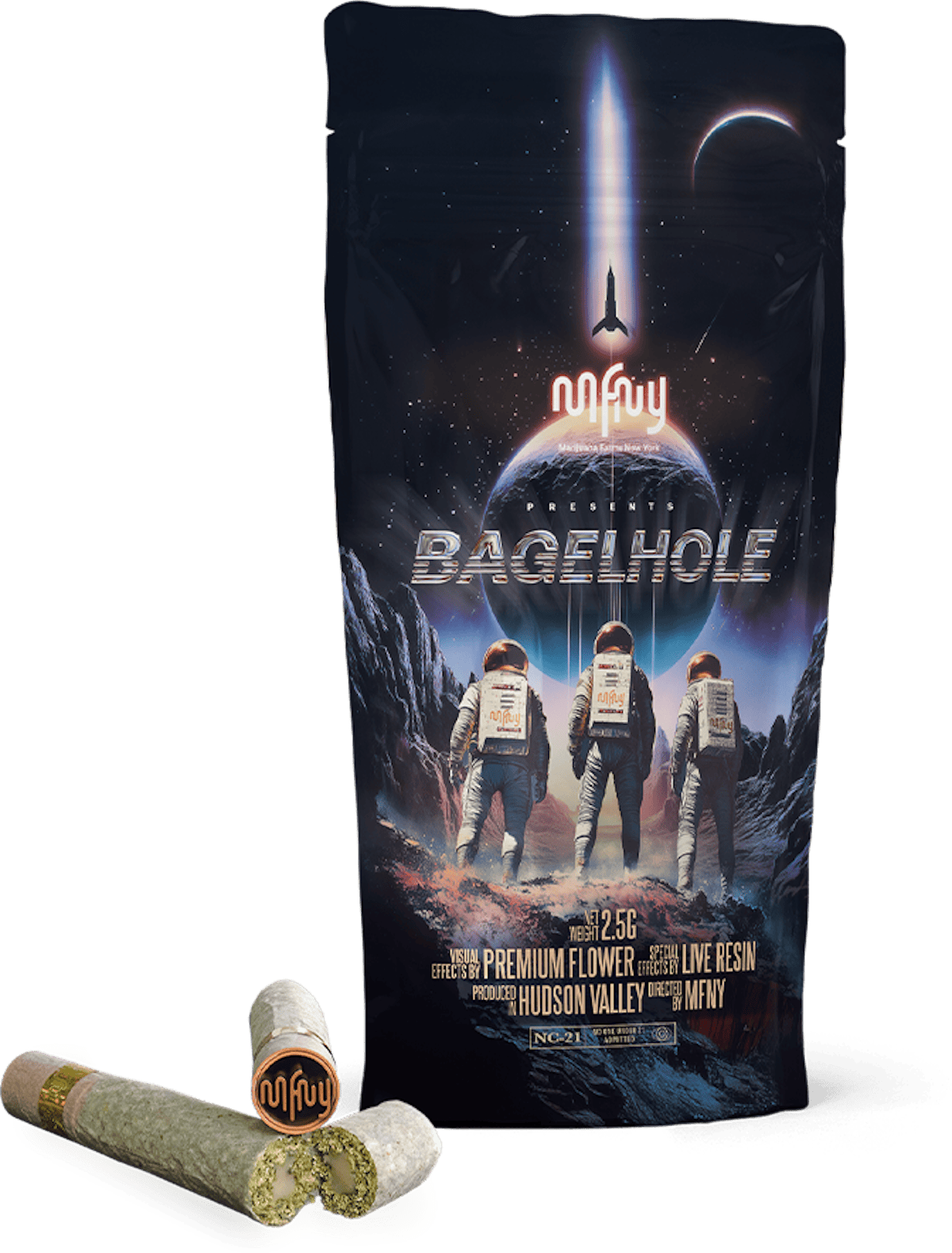 MFNY | Preroll | 2g | BagelHole- Live Resin Honey Banana x Honey Banana