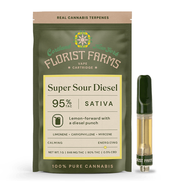 Florist Farms | Vape | 1g Cart | Super Sour Diesel