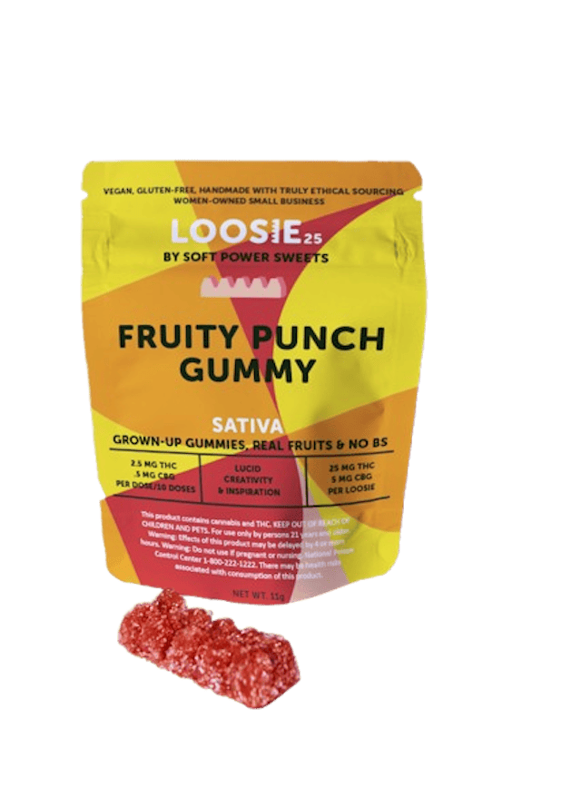 Soft Power Sweets | Gummy | 1pk | 25mg | Loosie Fruit Punch