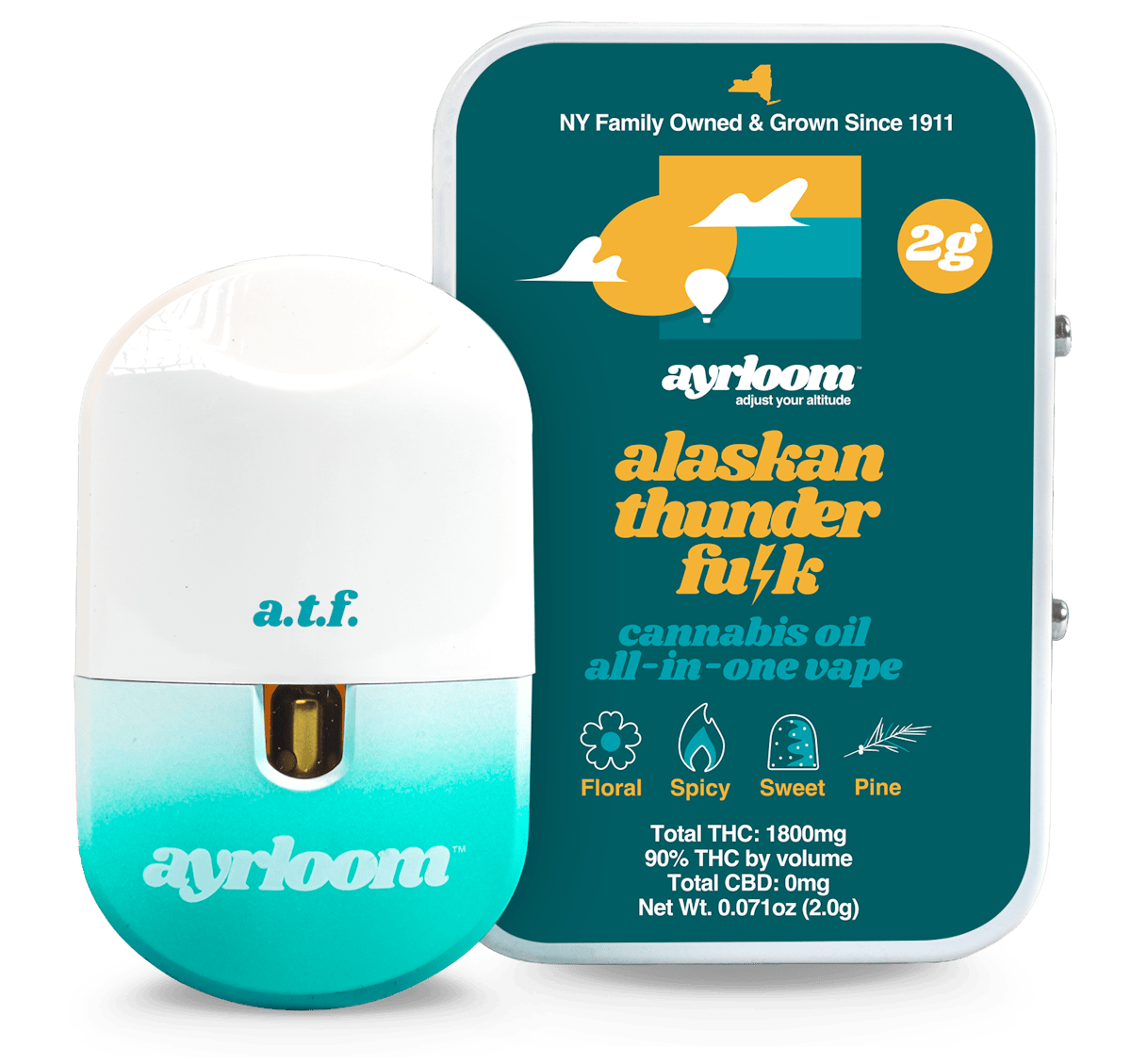 Ayrloom | Vape | 2g AIO | Alaskan Thunder Fuck