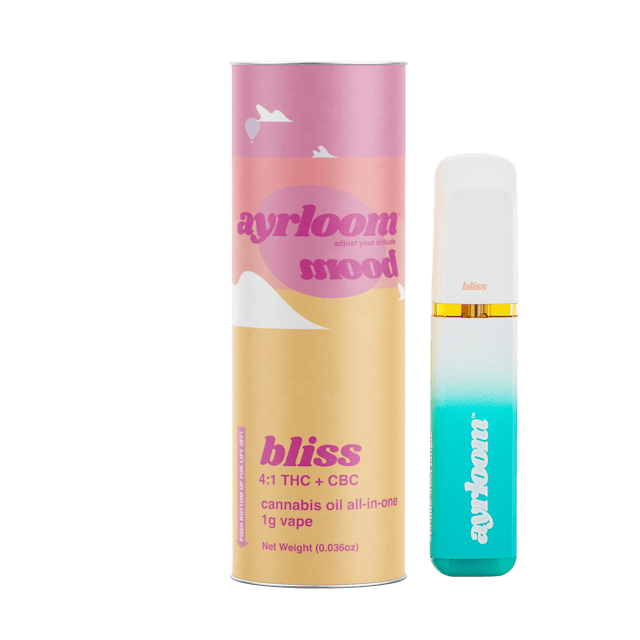 Ayrloom | Vape | 1g AIO | Bliss 4:1 CBC