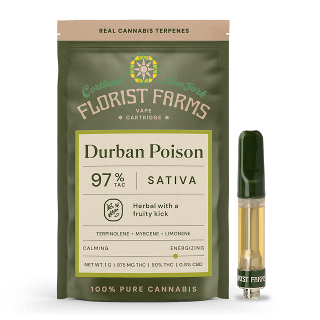 Florist Farms | Vape | 1g Cart | Durban Poison