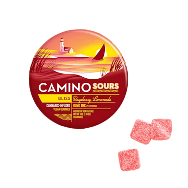 Camino | Gummy | 10pk | 100mg | BLISS Raspberry Lemonade Sours