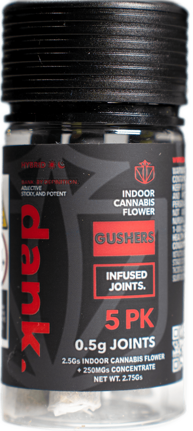 Dank | Preroll | 5pk | 2.75g | Infused Gushers