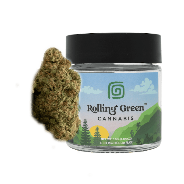 Rolling Green | Flower | Value Jar | 3.5g | Lemon Cherry Gelato