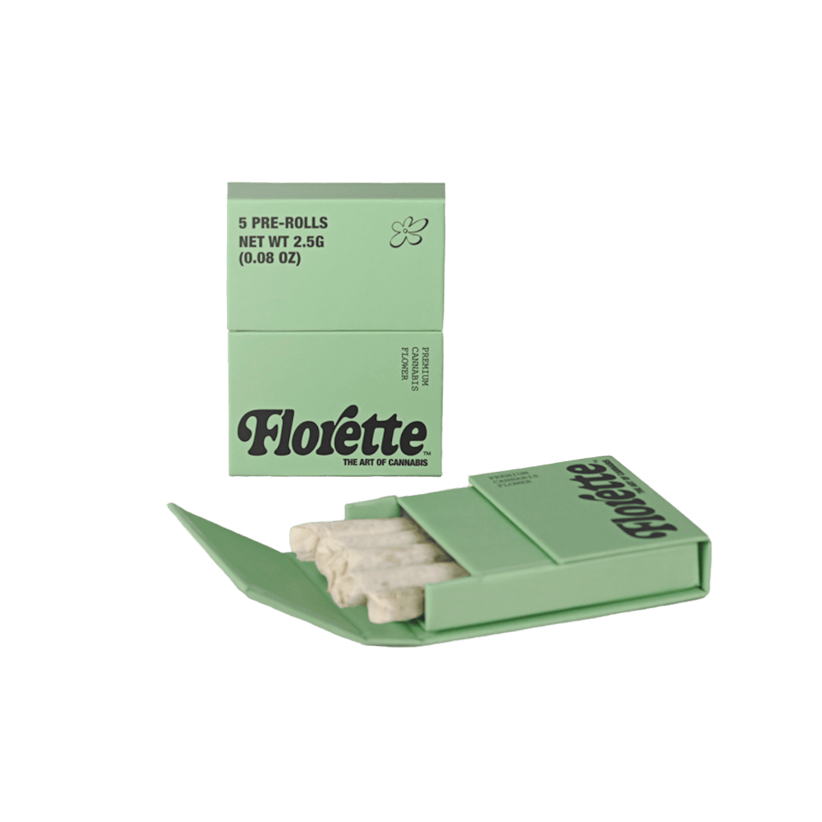 Florette | Preroll | 5pk | 1.75g | Black Maple