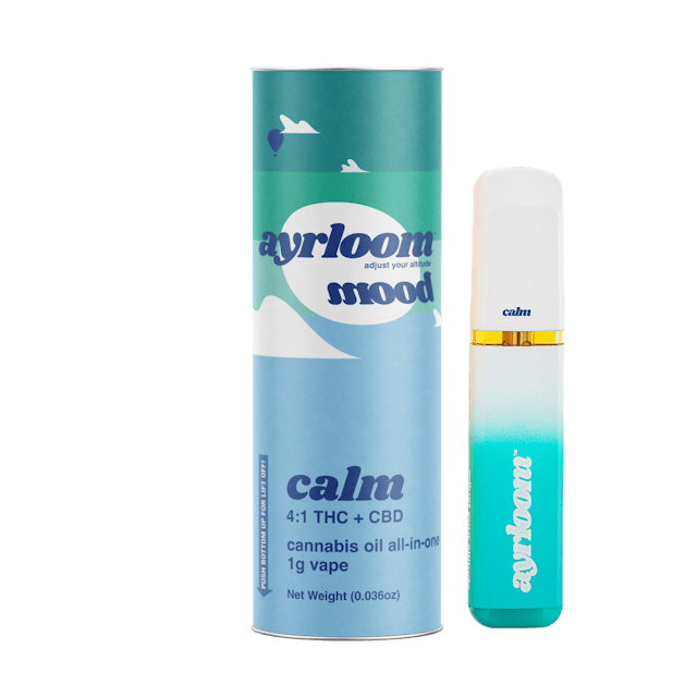 Ayrloom | Vape | 1g AIO | Calm 4:1 CBD