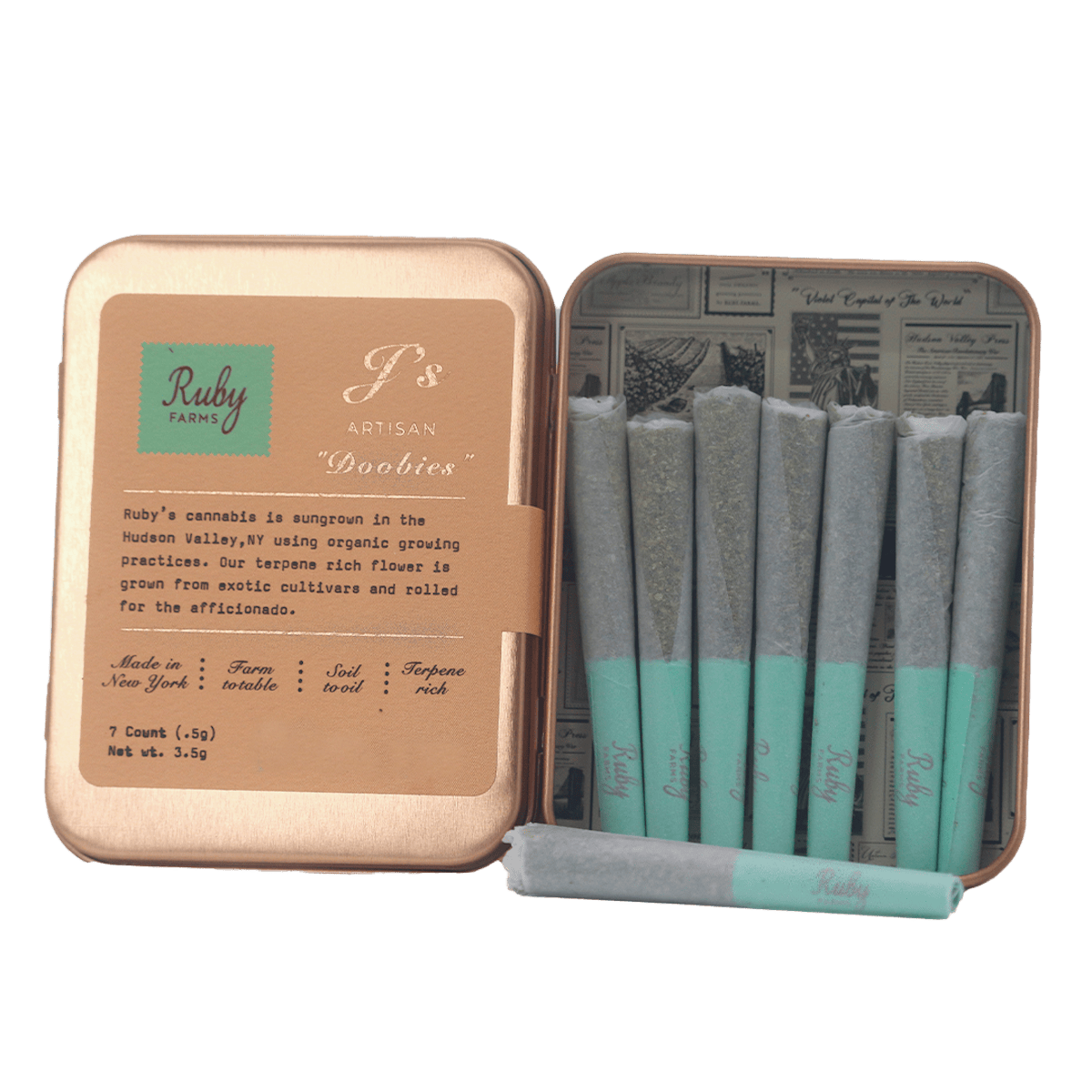 Ruby Farms | Preroll | 7pk | 3.5g | Wedding Cake Doobies