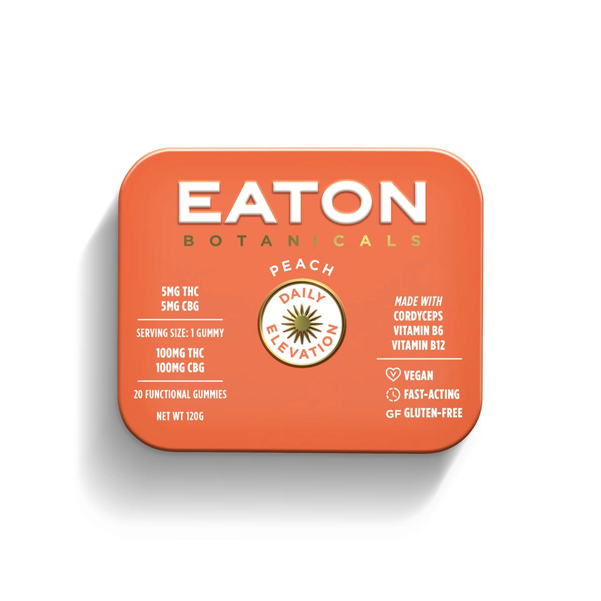 Eaton Botanicals | 20pk | 100mg | Daily Elevation Peach