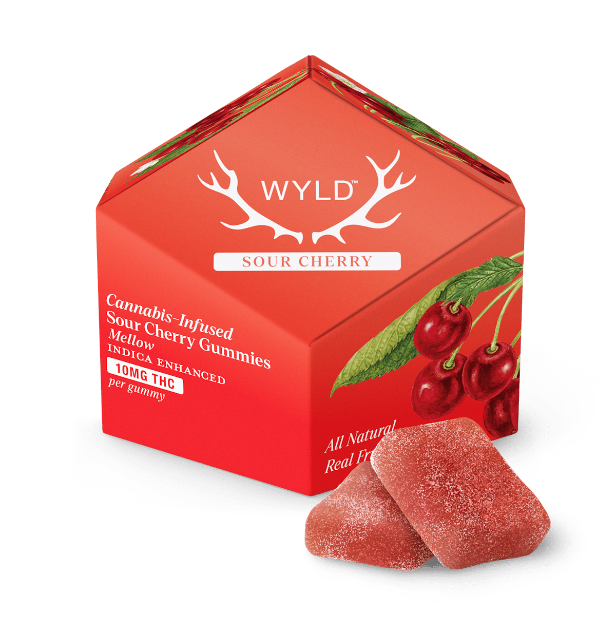 WYLD | Gummy | 10pk | 100mg | Sour Cherry