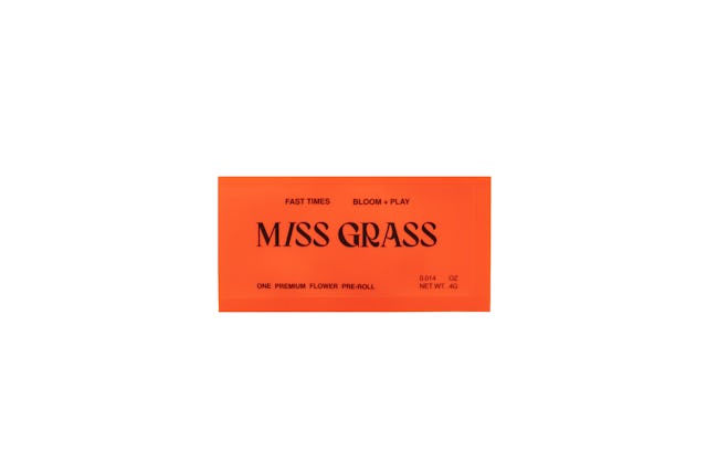 Miss Grass | Preroll | 0.4g | Fast Times