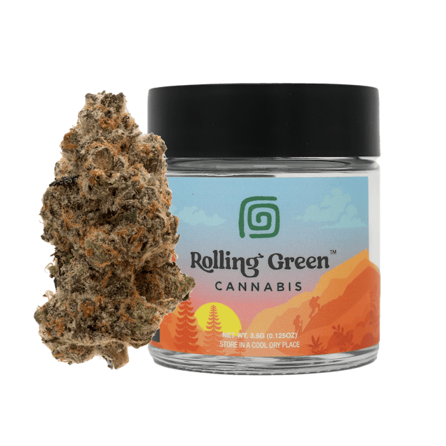 Rolling Green | Flower | Standard Jar | 3.5g | Lemon Berry
