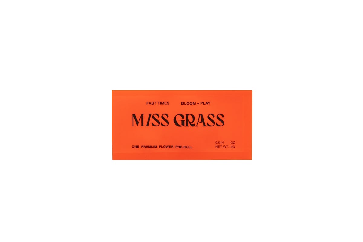 Miss Grass | Preroll | 0.4g | Fast Times