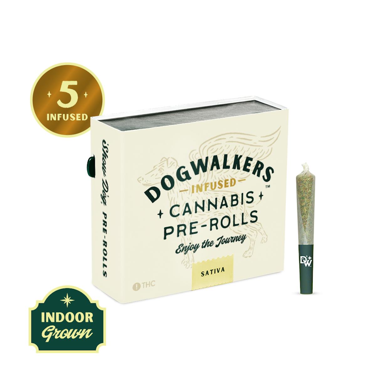 Dogwalkers | Preroll | 5pk | 2.25g | Infused THaze