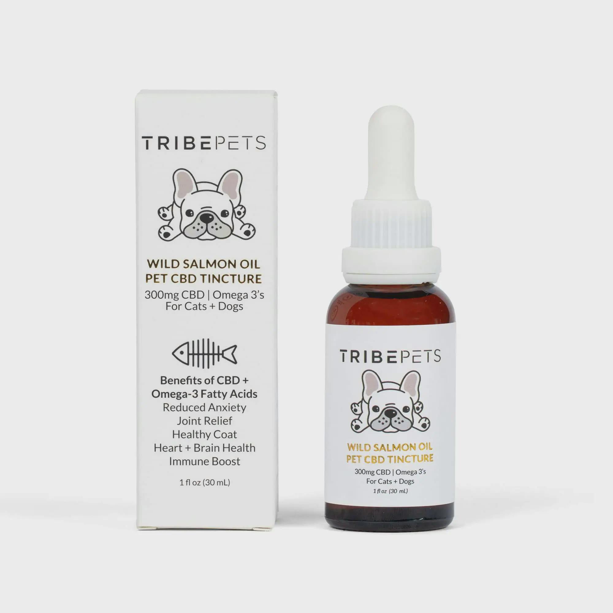 Tribe Tokes | Pet CBD For Dogs + Cats- WIld Salmon | Tincture