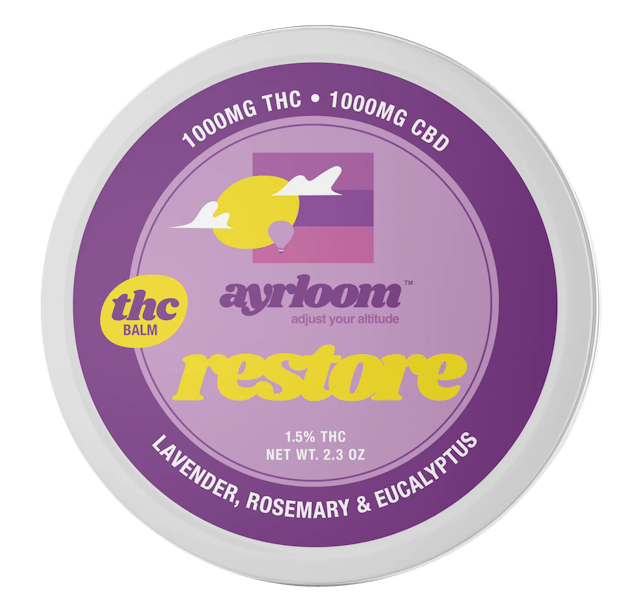 Ayrloom | Topical | 1:1 | Restore Balm Lavender, Rosemary & Eucalyptus 1000mg