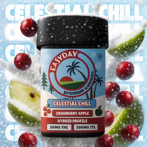 Celestial Chill Cranberry Apple Chews (Hybrid) 30mg THC x 10ct