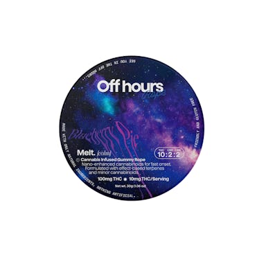 Off Hours | Gummy | 100mg | MELT Rope - Blueberry Pie