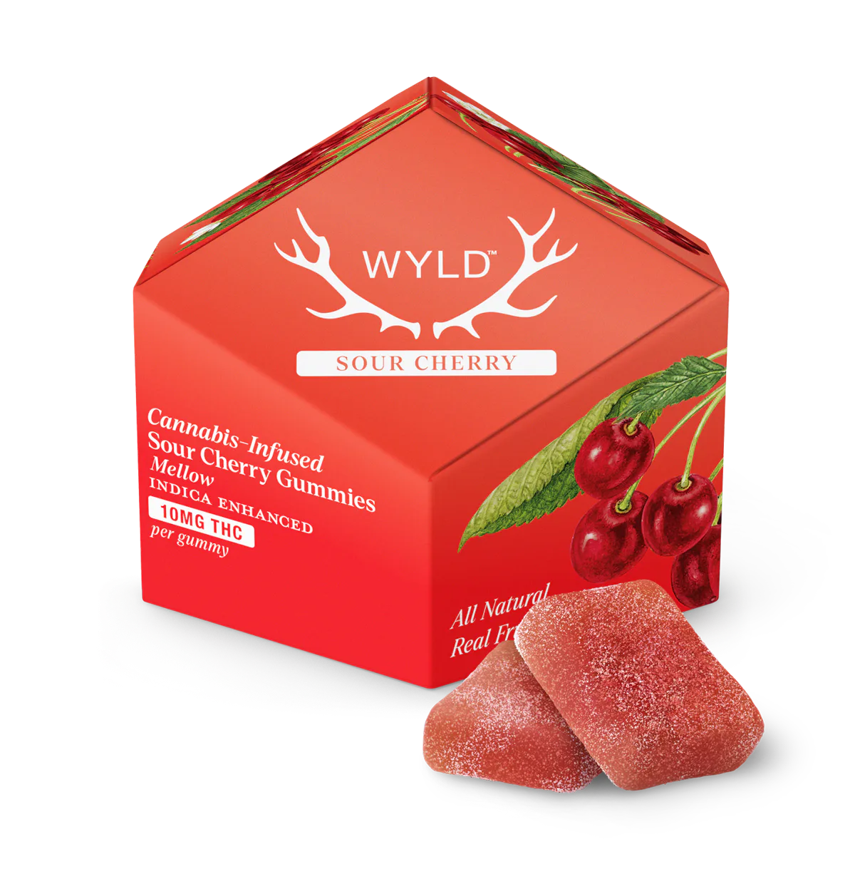 WYLD | Gummy | 10pk | 100mg | Sour Cherry