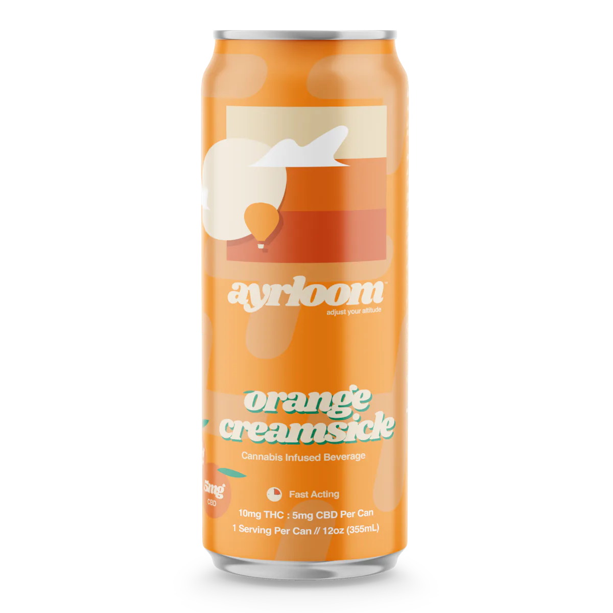 Ayrloom | Beverage | 12oz | Orange Creamsicle Soda 2:1