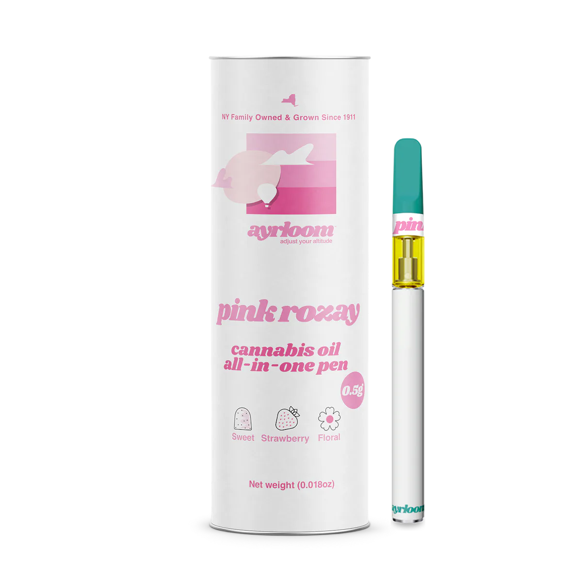 Ayrloom | Vape | .5g AIO | Pink Rozay