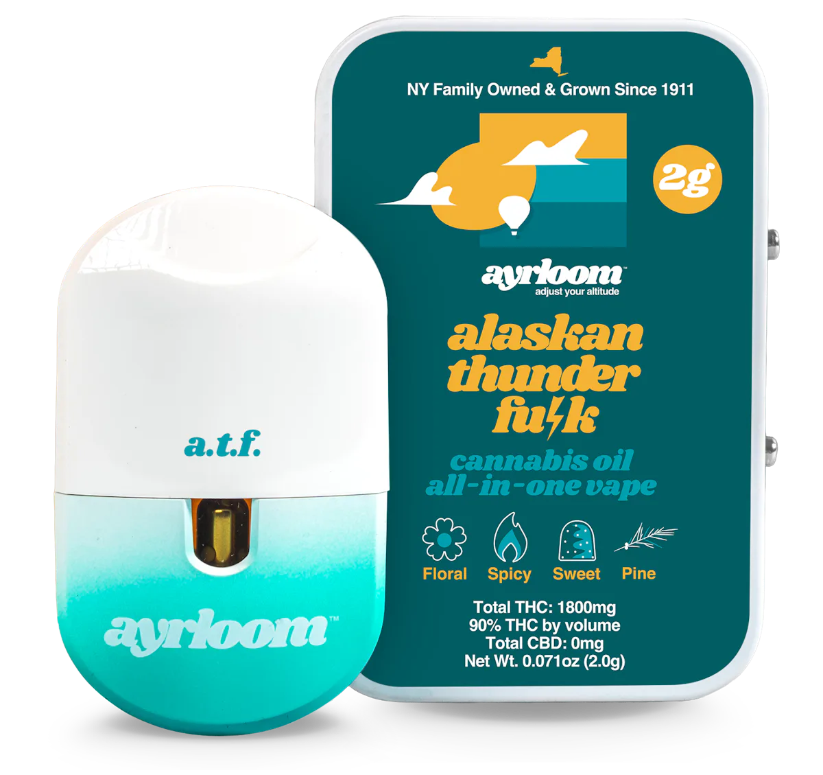 Ayrloom | Vape | 2g AIO | Alaskan Thunder Fuck