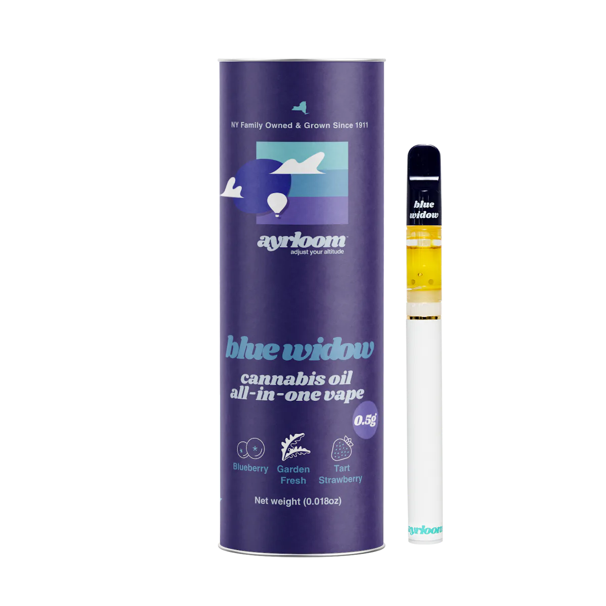 Ayrloom | Vape | .5g AIO | Blue Widow
