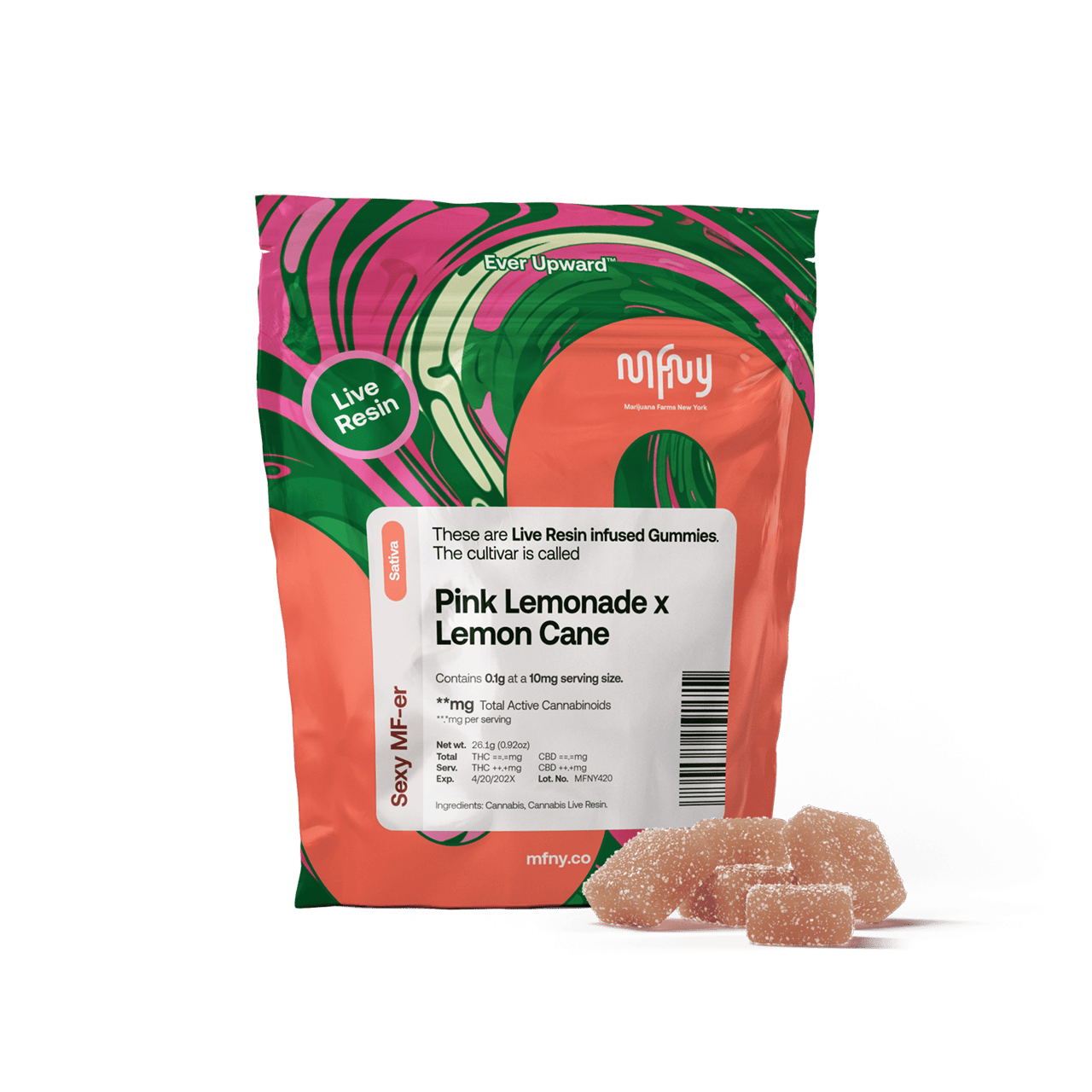 Pink Lemonade x Lemon Cane Live Resin Gummies