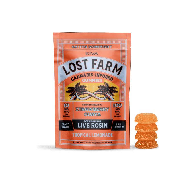 Tropical Lemonade x Ztrawberry Guava - Live Rosin Gummies