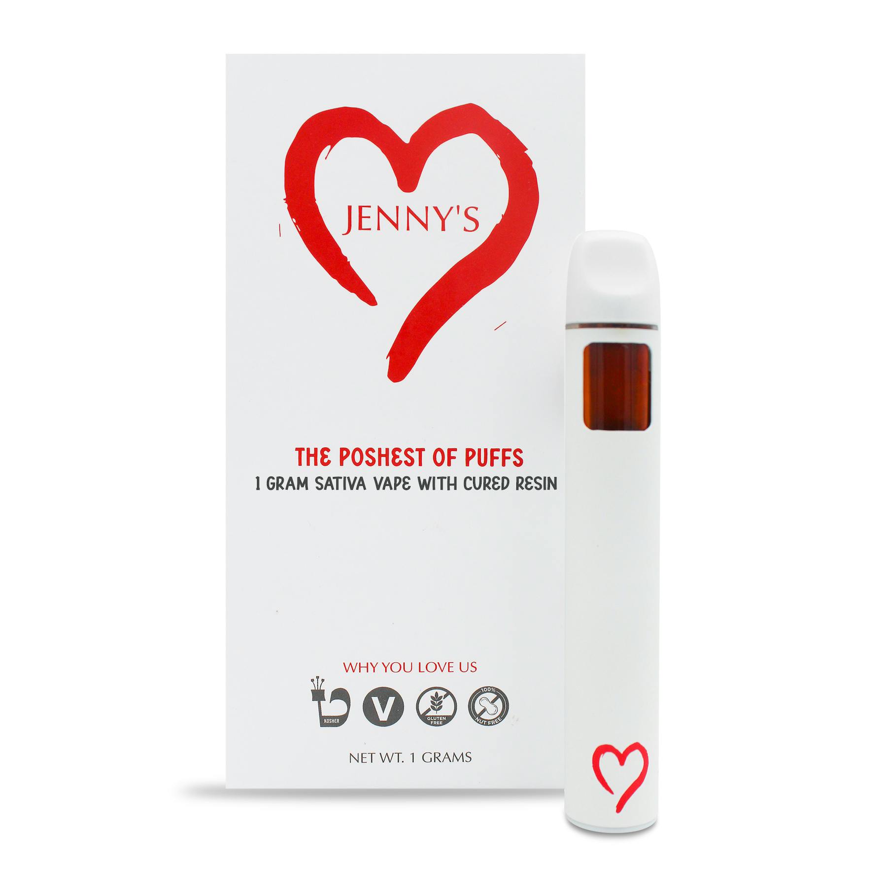 Jenny's | Posh Puff Bangerine Sativa Hash Resin | AIO | 1g