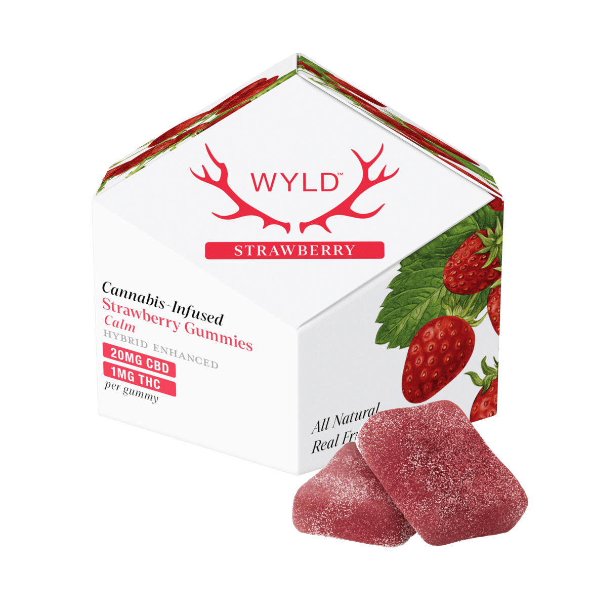 Strawberry | 20:1 CBD:THC Gummies