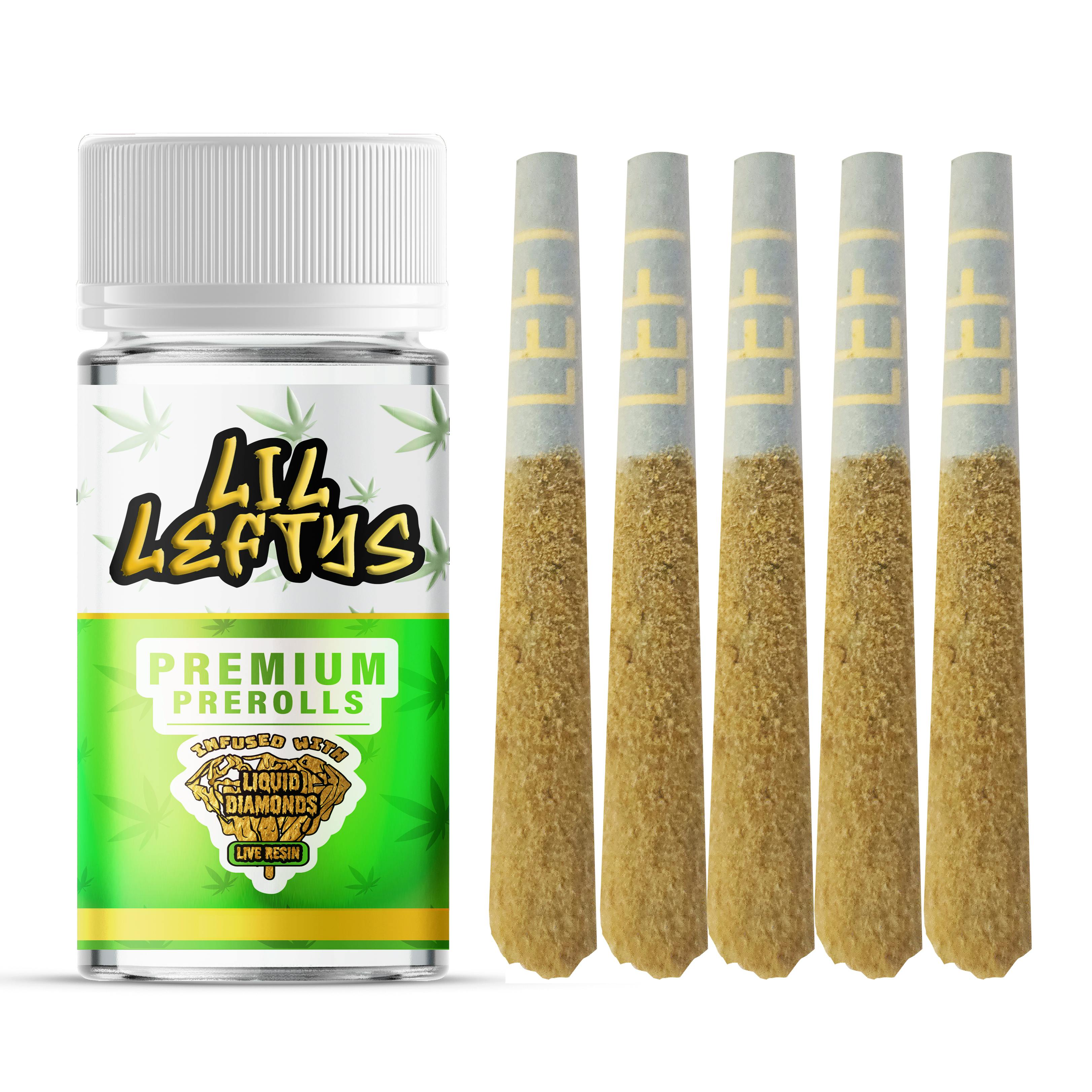 Lil Leftys Watermelon Mojito - Infused Preroll 5 pk