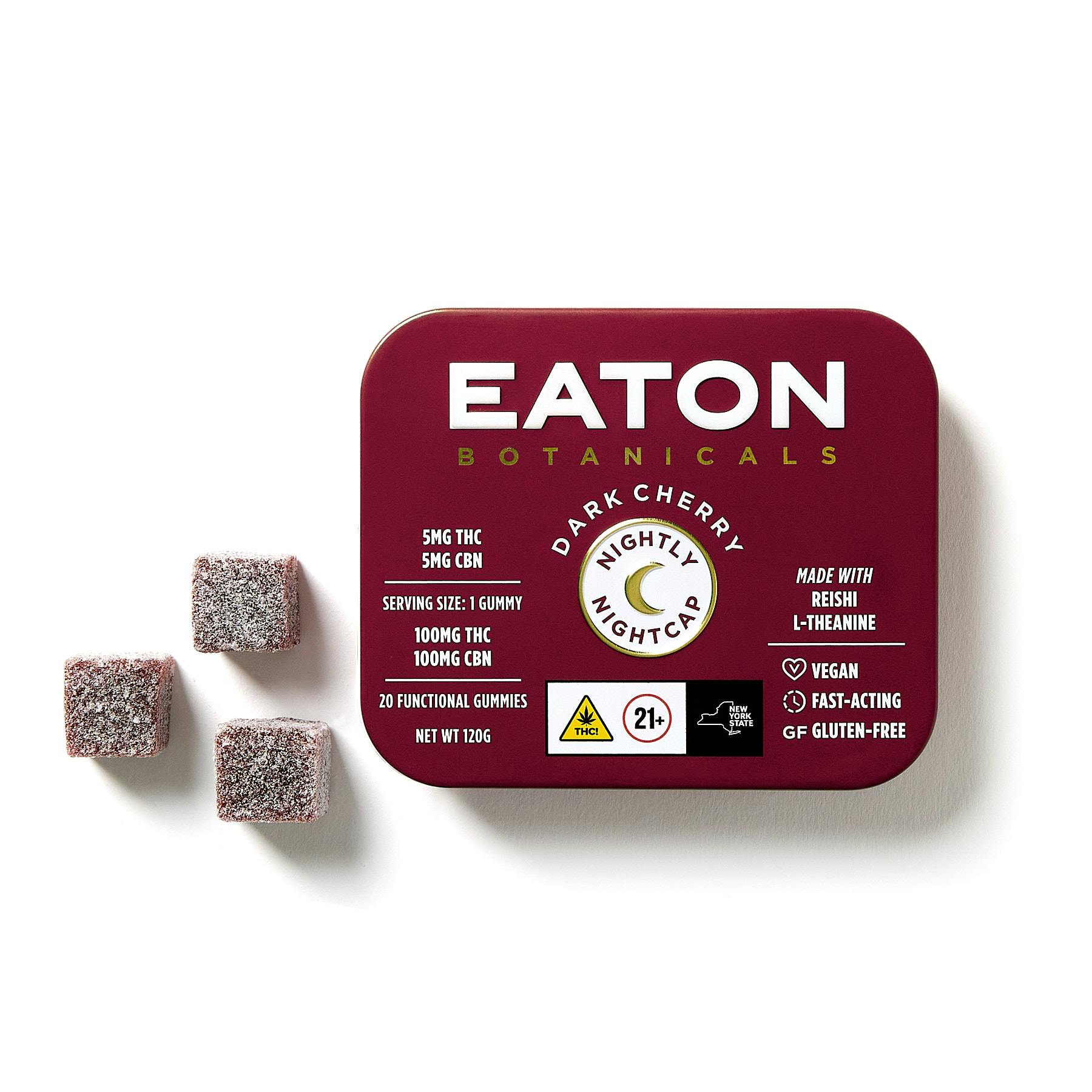 Dark Cherry Nightcap 1:1 THC:CBN Gummies