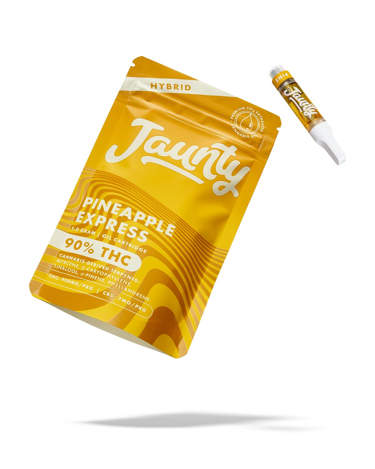 Jaunty | Vape | 1g Cart | Pineapple Express