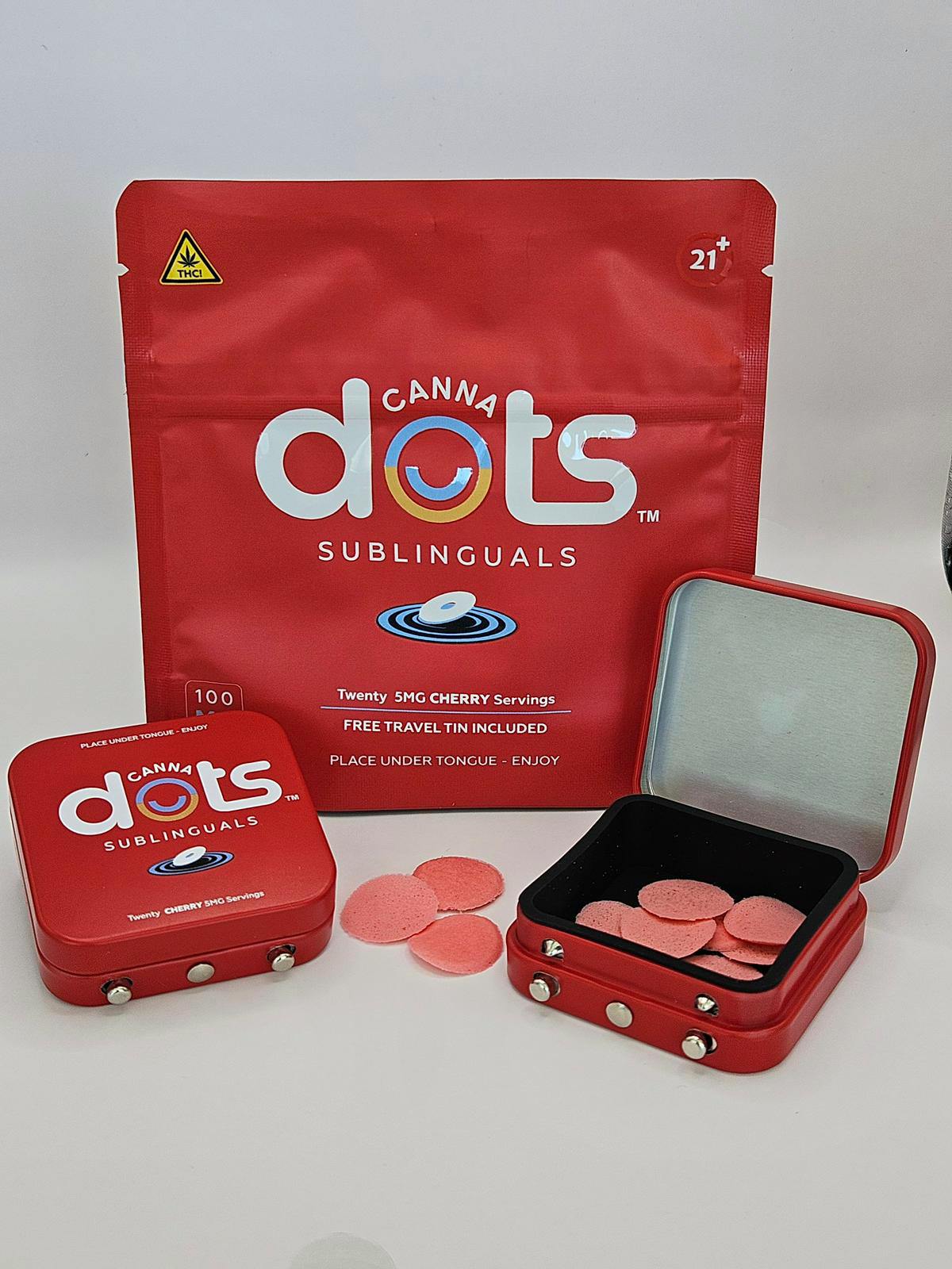 THC Sublingual Dots - Cherry