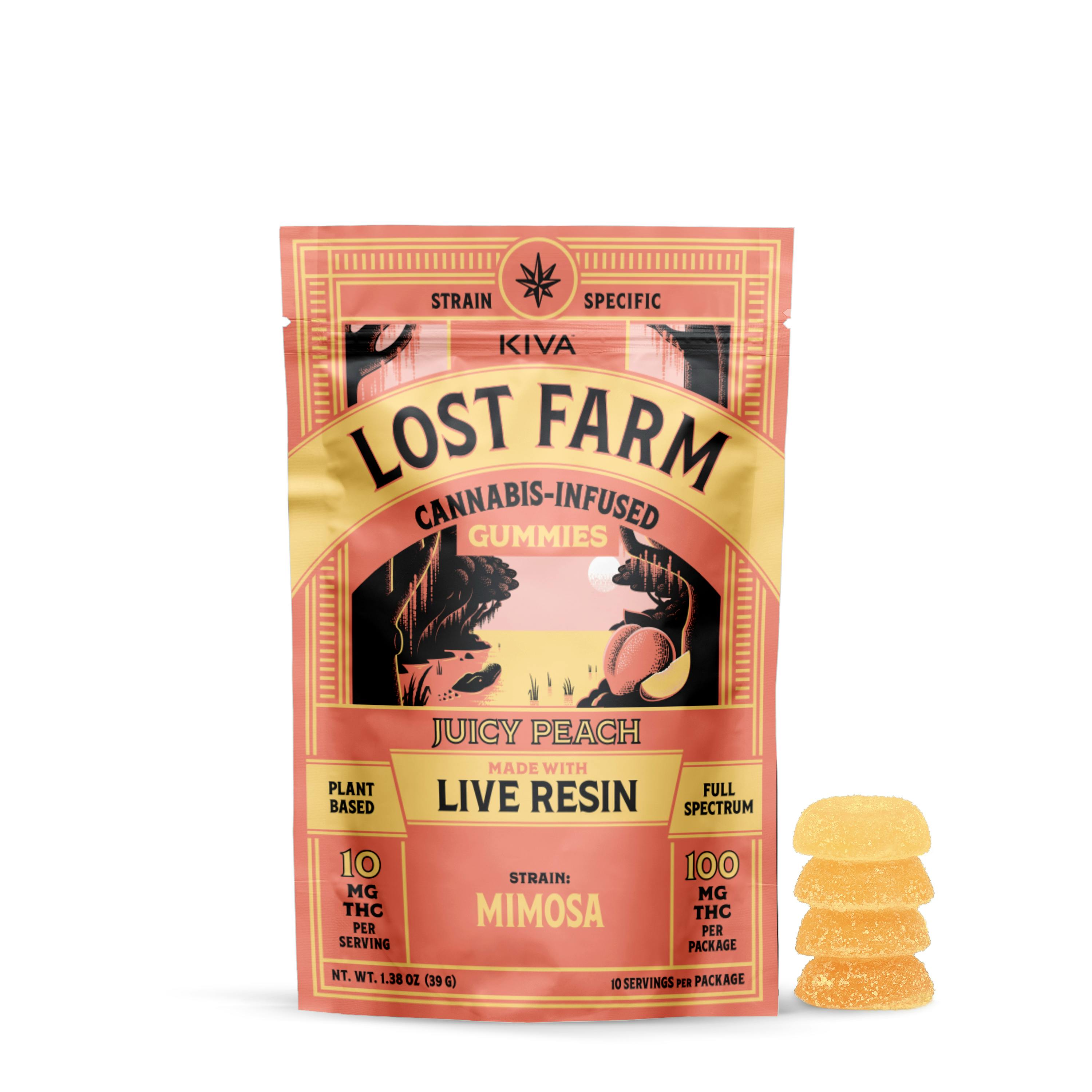 Juicy Peach x Mimosa - Live Resin Gummies